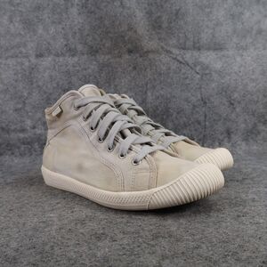 Palladium Shoes Womens 8 Sneakers Athletic High Top Trainers Canvas Casual Grey